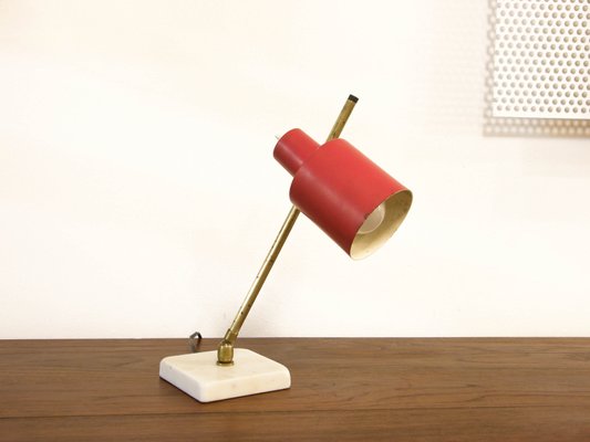 Italian Desk Lamp With Marble Base 1950s For At Pamono Italian Desk Lamp With Marble Base 1950s 2