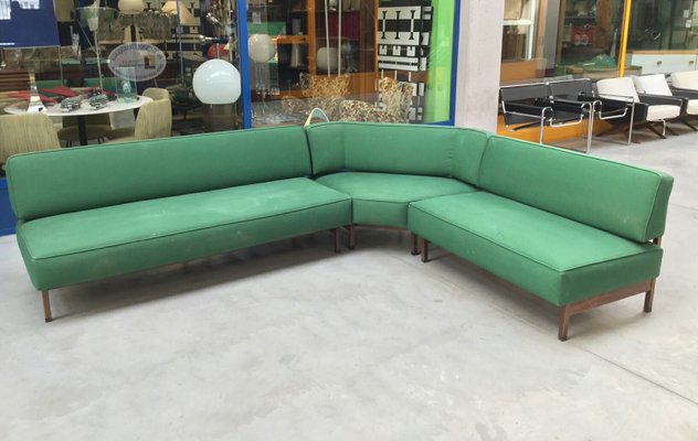 Mid Century Italian Green Modular Corner Sofa 1960s For At Pamono Mid Century Italian Green Modular Corner Sofa 1960s 1