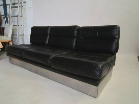 Vintage Leather Sofa And Pair Of Chairs By Jacques Charpentier For Vintage Leather Sofa And Pair Of Chairs By Jacques Charpentier For Roche Bobois 6