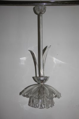 Murano Glass Ceiling Light By Ercole Barovier 1940s 1