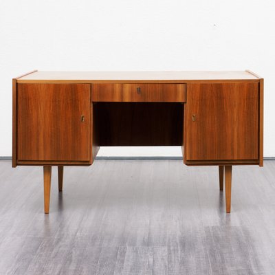 Walnut Veneered Desk 1950s For At Pamono Walnut Veneered Desk 1950s 1