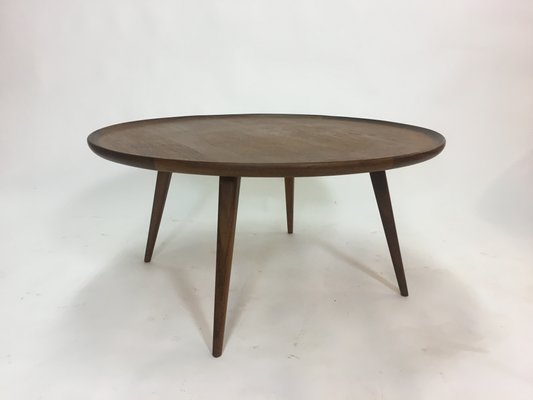 Mid Century Round Teak Coffee Table 1950s For At Pamono Mid Century Round Teak Coffee Table 1950s 6