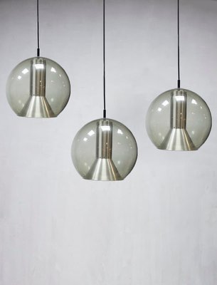 Large Dutch Globe Pendant Lamp By Frank Ligtelijn For Raak 1960s 3