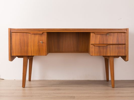 Walnut Veneer Desk 1960s For At Pamono Walnut Veneer Desk 1960s 1