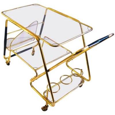 Vintage Large Italian Bar Cart By Cesare Lacca For At Pamono Vintage Large Italian Bar Cart By Cesare Lacca 1