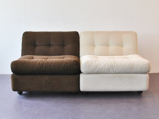Amanta Easy Chairs by Mario Bellini for B&B Italia, Set of 2 for ... Amanta Easy Chairs by Mario Bellini for B&B Italia, Set of 2 for ...