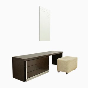 E Age Dressing Tables At Pamono E Age Vanity Desk With Mirror Pouf 1970s