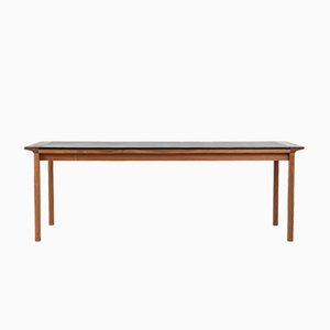 Unique Coffee Tables Online At Pamono Leather And Teak Coffee Table By Arne Vodder 1960s