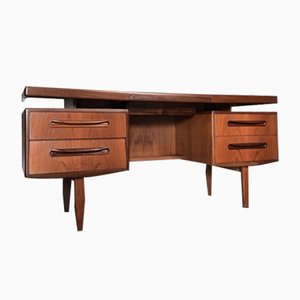 Vintage And Mid Century Desks At Pamono Mid Century Fresco Floating Teak Desk From G Plan