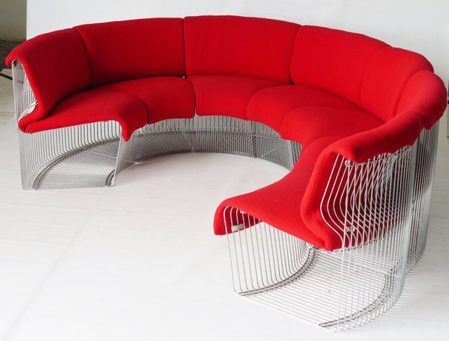 Pantonova Sofa by Verner Panton for Fritz Hansen, 1970s for sale at Pamono