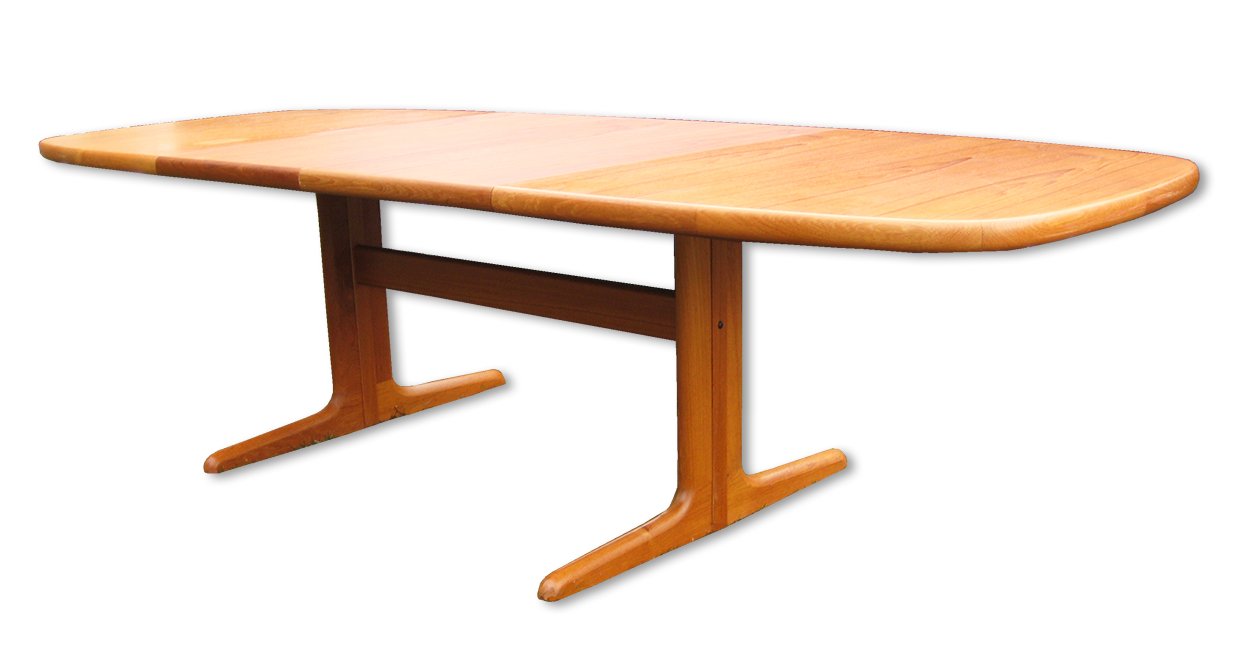 Danish Extendable Oval Teak Dining Table From Skovby 1970s For Danish Extendable Oval Teak Dining Table From Skovby 1970s