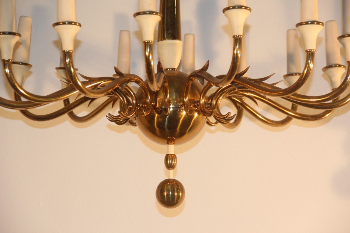 Italian Chandelier By Oscar Torlasco For Lumi 1950s At Italian Chandelier By Oscar Torlasco For Lumi 1950s At Pamono