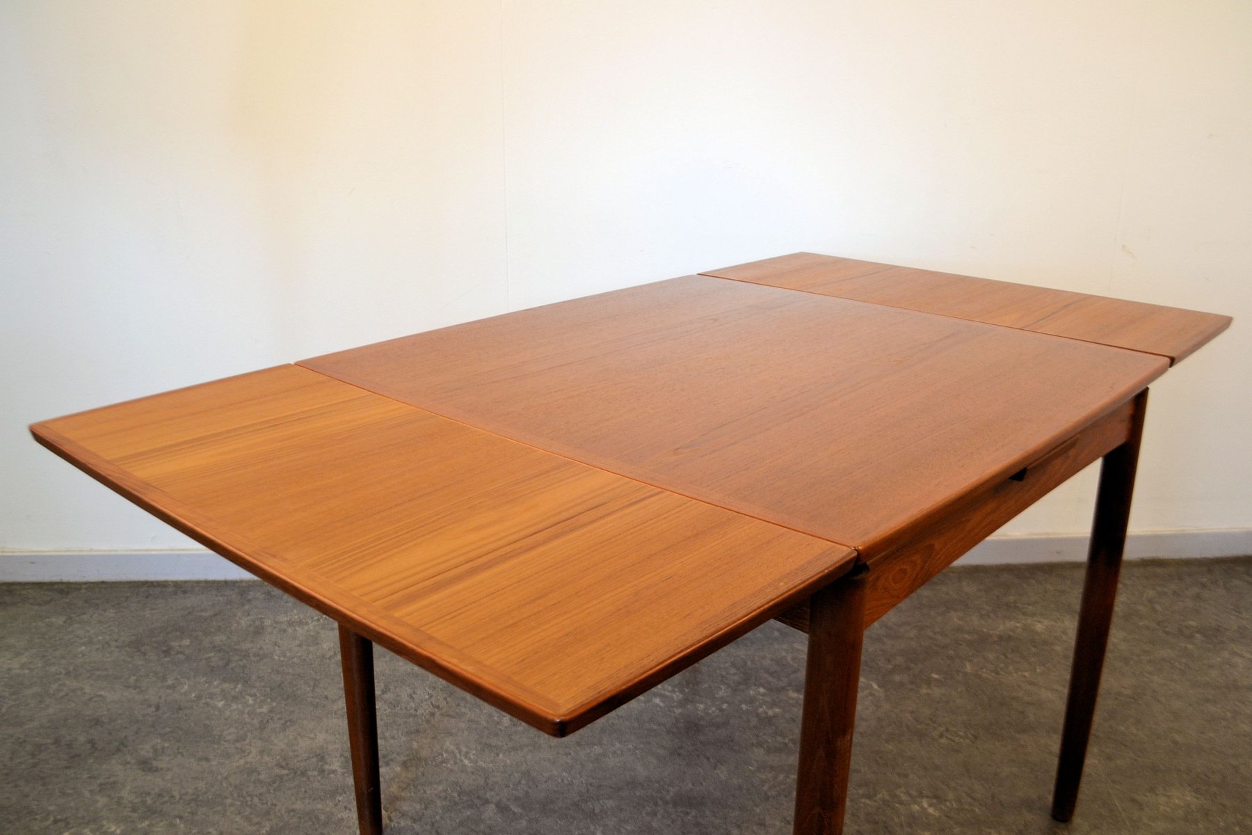 Vintage Danish Extendable Teak Dining Table By Poul Hundevad For Vintage Danish Extendable Teak Dining Table By Poul Hundevad 13 2 406 00 Per Piece