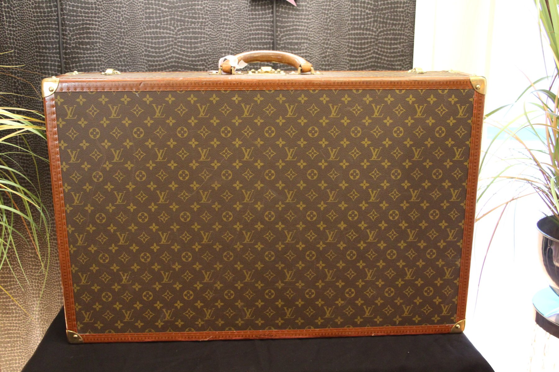 Monogram Suitcase from Louis Vuitton, 1970s for sale at Pamono