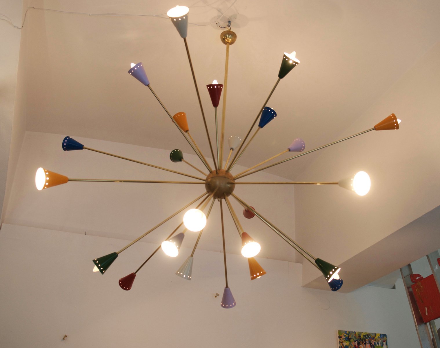 Mid Century Italian Sputnik Chandelier 1958 For At Pamono