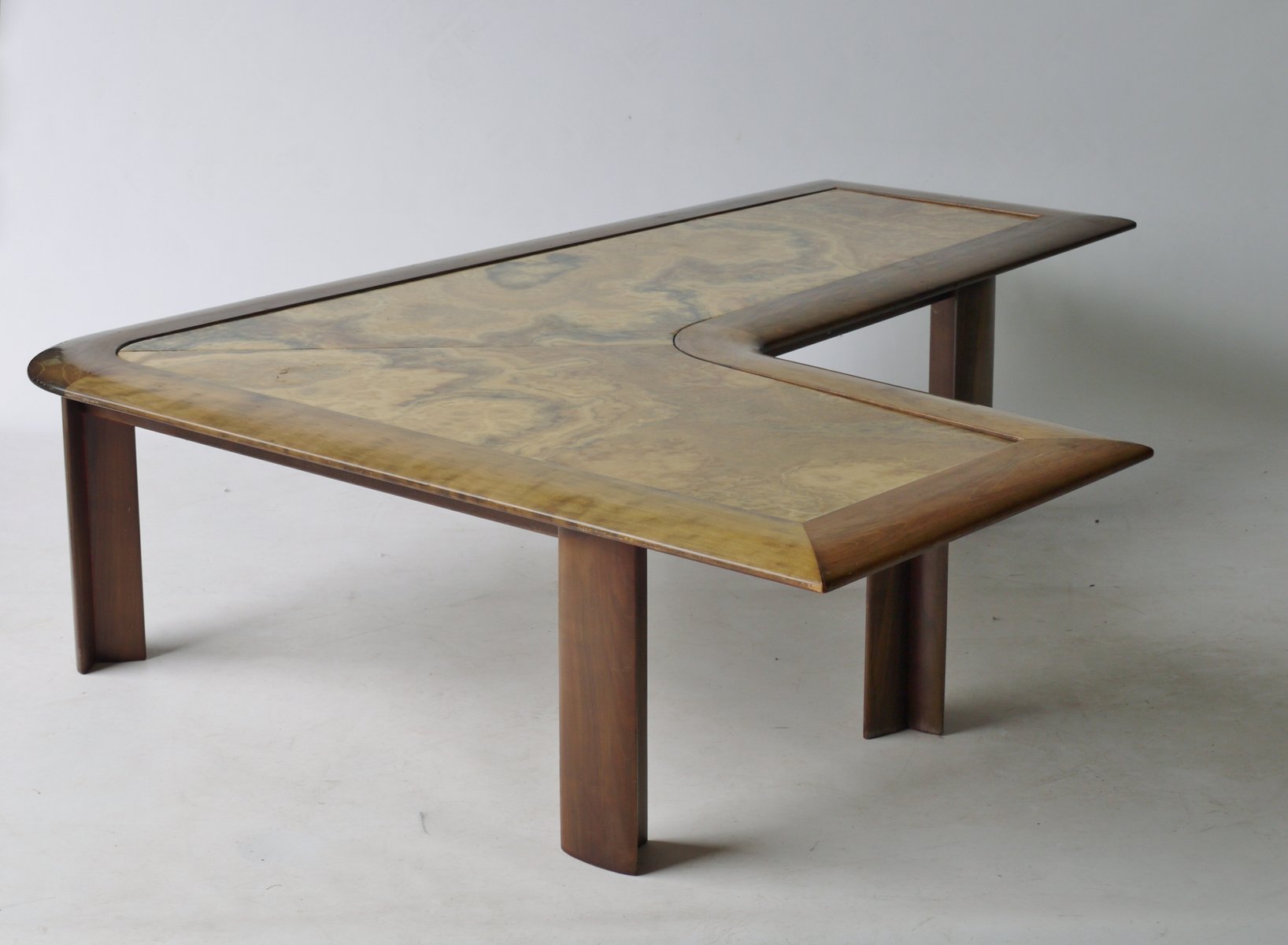 L Shaped Table Ideas Large L Shaped Marble Coffee Table 1970s For At Pamono