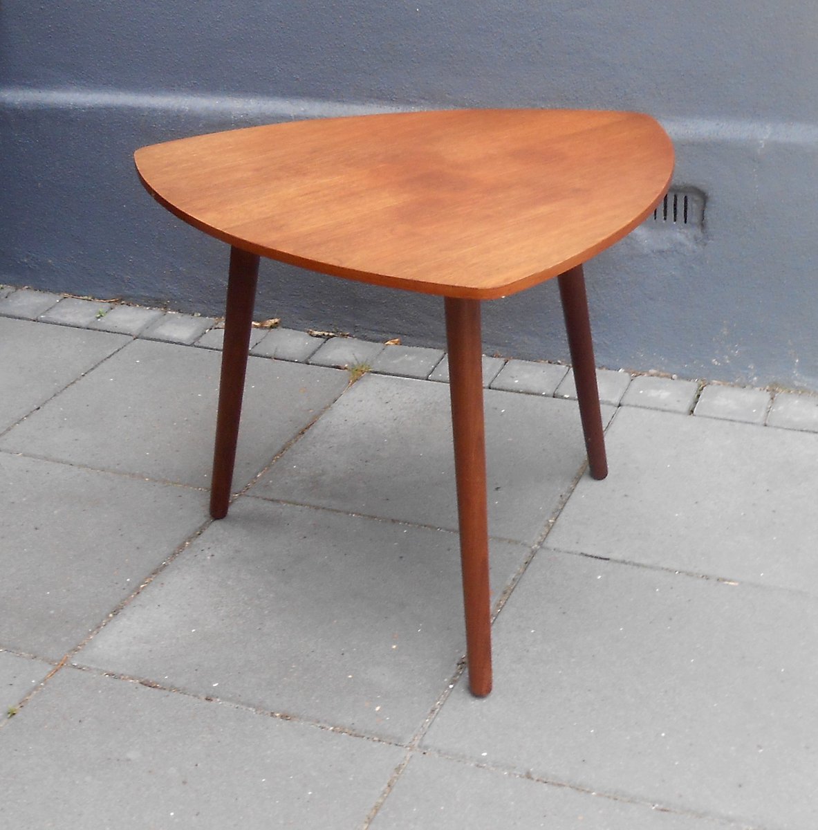 Danish Triangular Guitar Pick Shaped Teak Coffee Table From Mcm Danish Triangular Guitar Pick Shaped Teak Coffee Table From Mcm 1960s