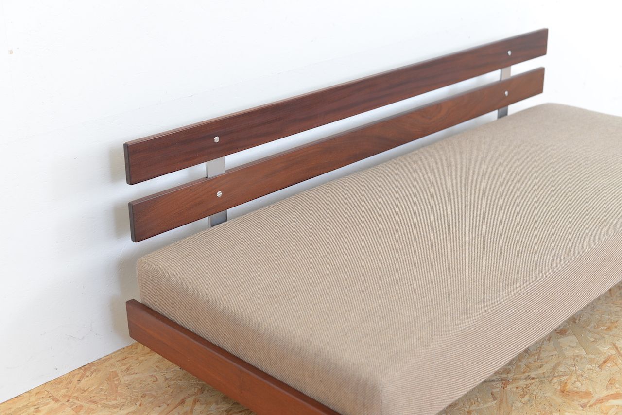 schlafsofa mit metallrahmen und stoffbezug 1960er 6