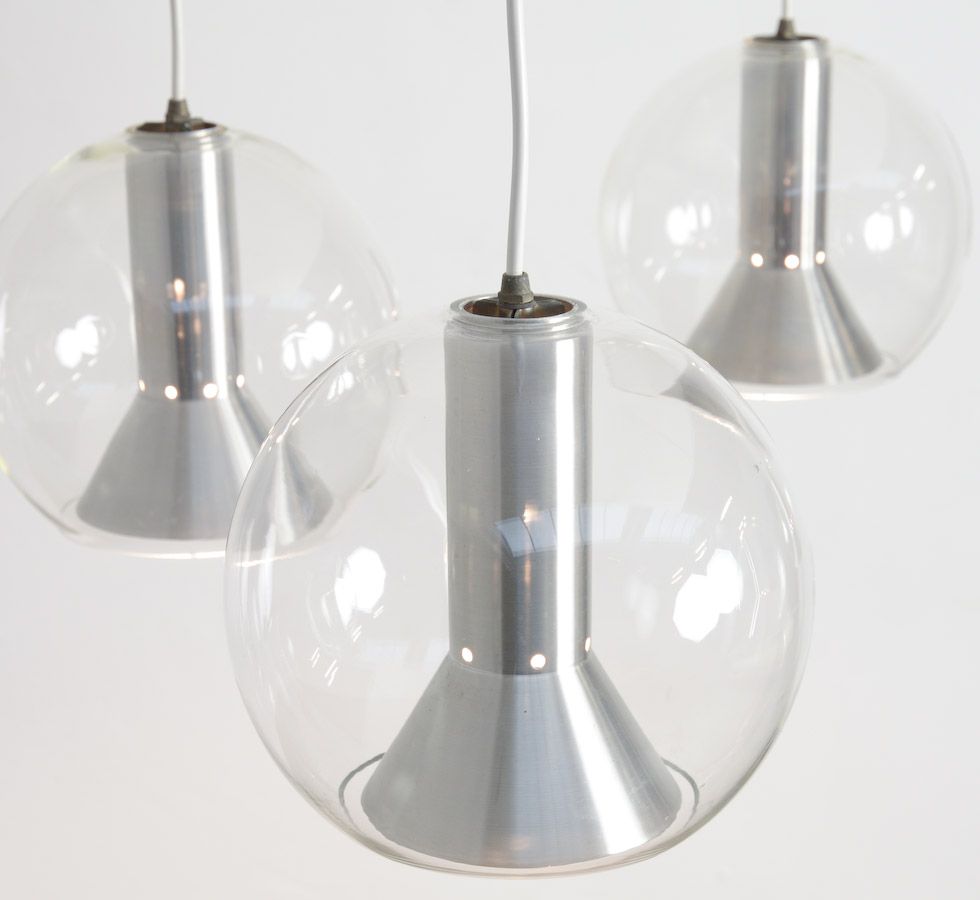 Glass Globe Chandelier From Raak For At Pamono Glass Globe Chandelier From Raak