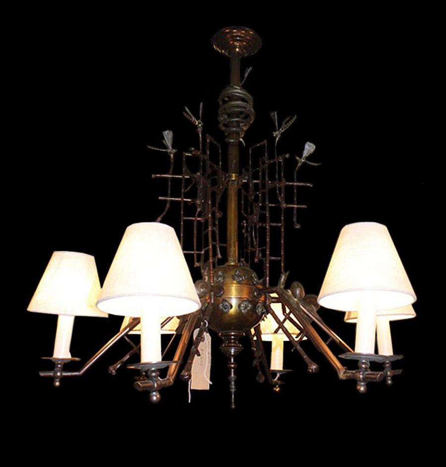 Bronze 19th Century Chandelier For At Pamono Bronze 19th Century Chandelier