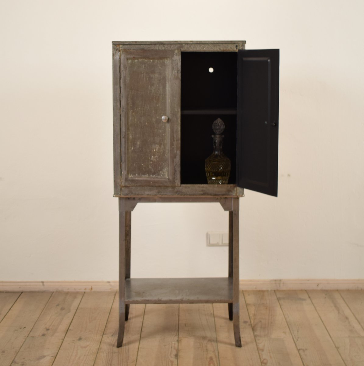 Small German Industrial Metal Cabinet 1920s For Sale At Pamono