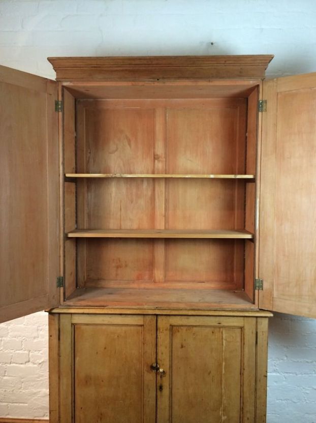 Victorian Antique Pine Storage Cabinet For At Pamono