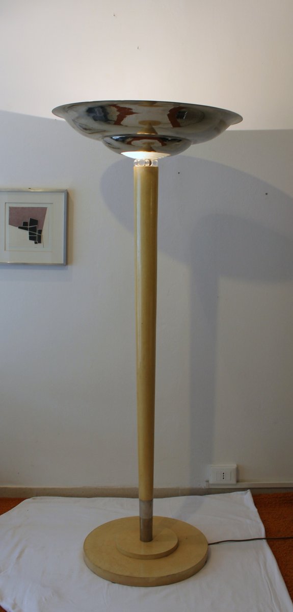 Swedish Art Deco Floor Lamp, 1930s for sale at Pamono Swedish Art Deco Floor Lamp, 1930s for sale at Pamono