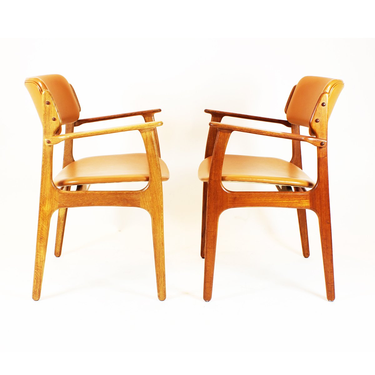 Mid Century Model 49 Dining Chairs by Erik Buch for OD Mobler Set