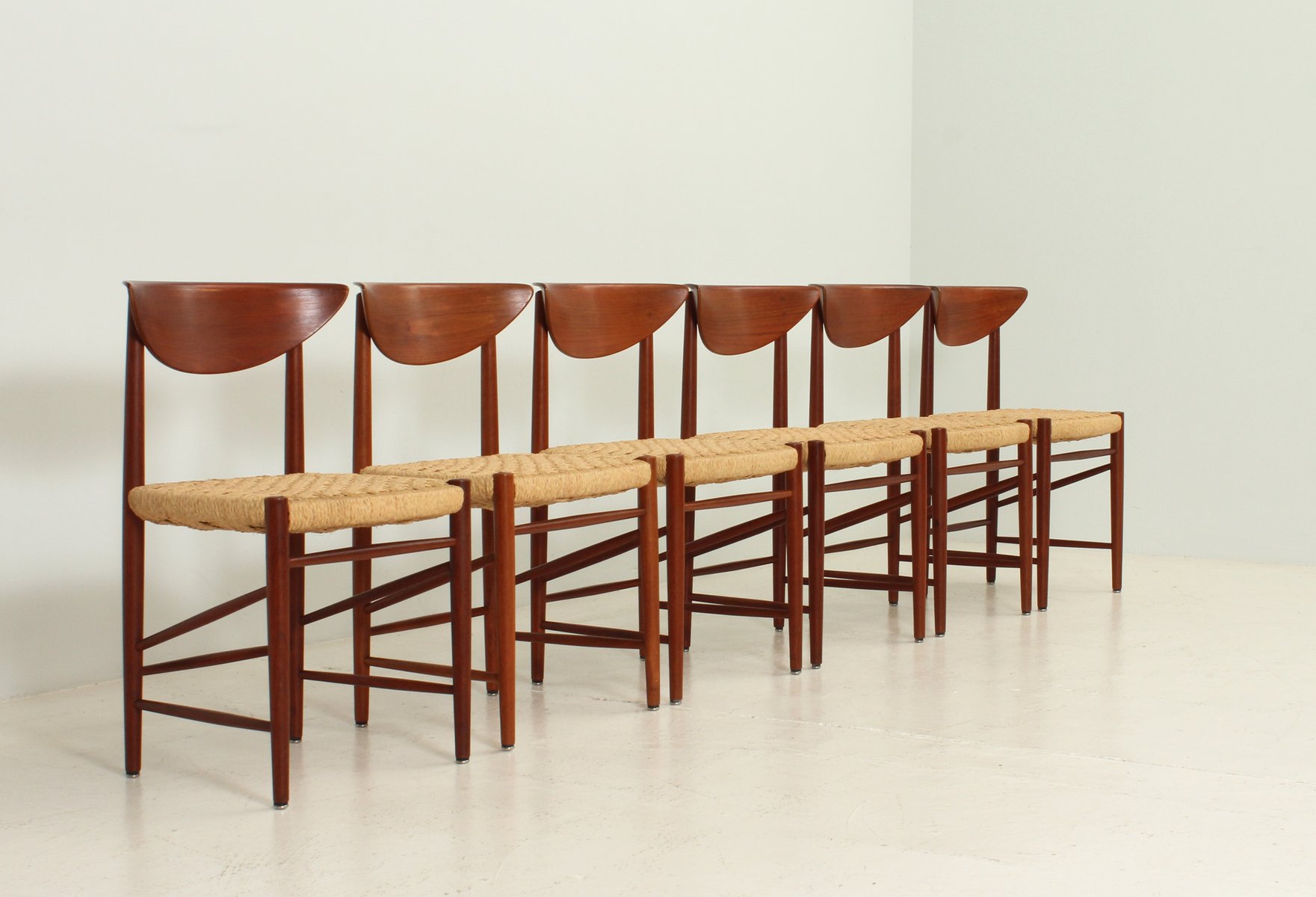 Dining Chairs by Peter Hvidt and Orla M¸lgaard Nielsen for S¸borg