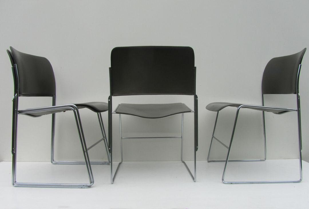 Vintage 40 4 Chair By David Rowland For Howe 1964 At Pamono Vintage 40 4 Chair By David Rowland For Howe 1964