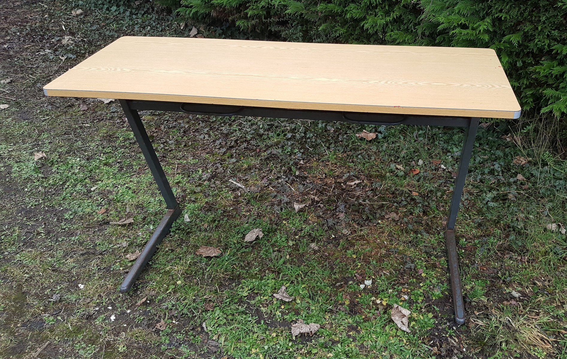 Vintage Double School Desk 1970s For At Pamono Vintage Double School Desk 1970s