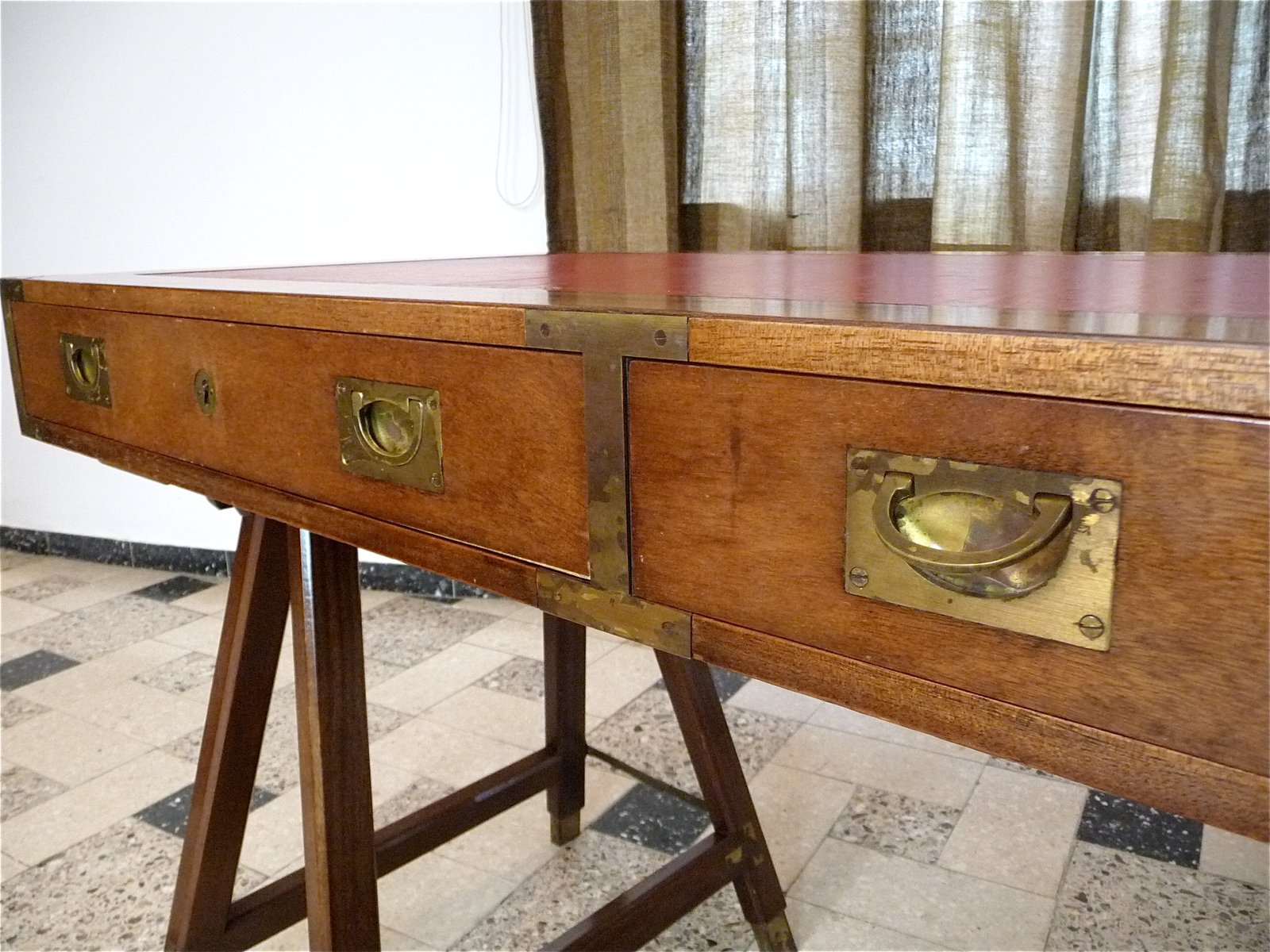 Antique Campaign Desk Image And Candle Victimassist Org Antique Caign Table Image And Candle Victimist