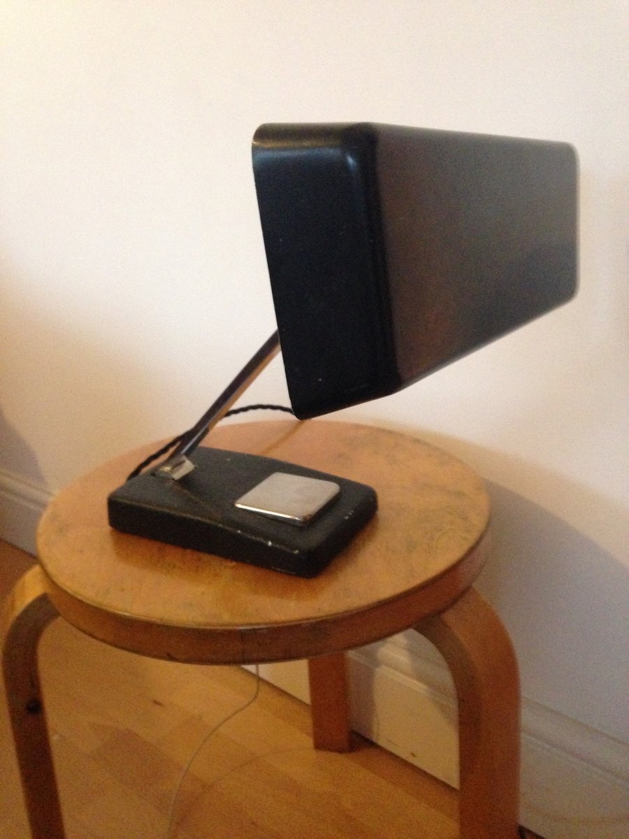 Black German Desk Lamp By Egon Hillebrand For 1960s Black German Desk Lamp By Egon Hillebrand For 1960s