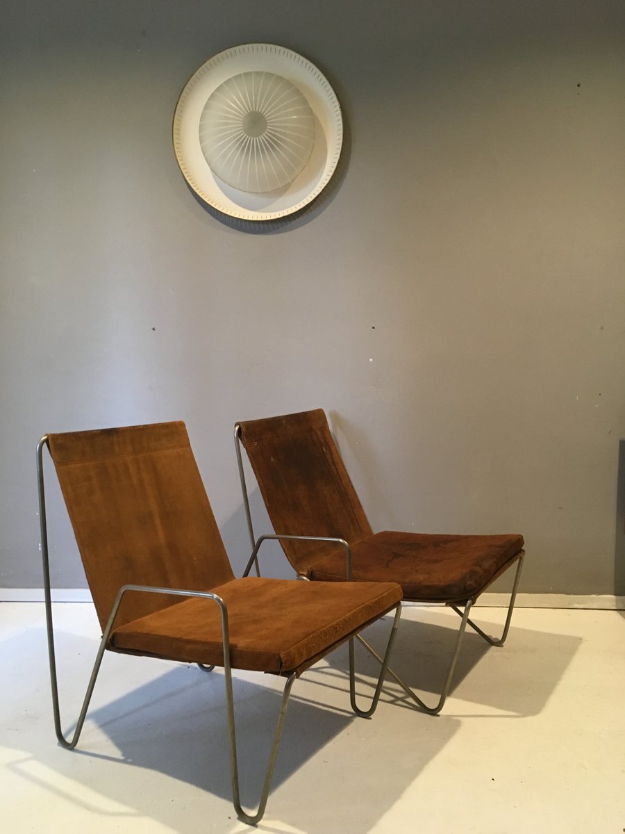 vintage suede bachelor chairs by verner panton for fritz hansen 1955 set of 2 - 1955 Interior Design vintage suede bachelor chairs by verner panton for fritz hansen 1955 set of 2 - 1955 Interior Design