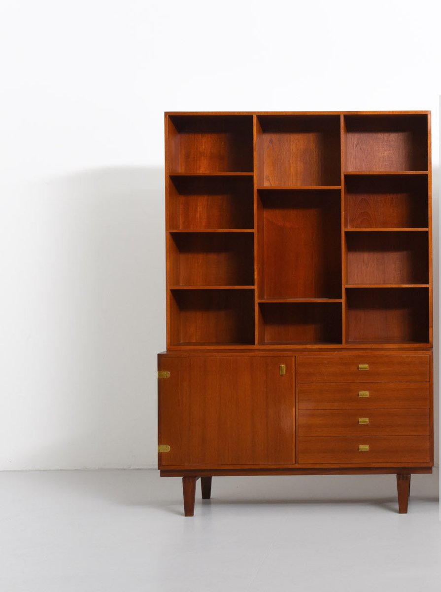 Mid Century Danish Teak Bookcase By Peter Løvig Nielsen For At Mid Century Danish Teak Bookcase By Peter Løvig Nielsen