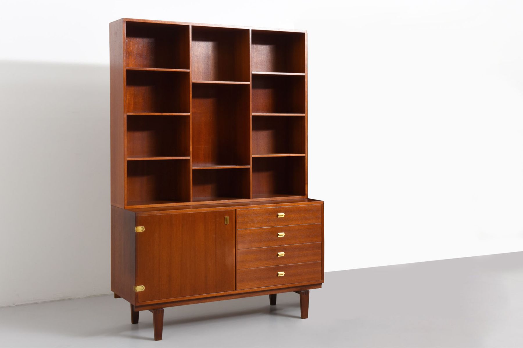 Mid Century Danish Teak Bookcase By Peter Løvig Nielsen For At Mid Century Danish Teak Bookcase By Peter Løvig Nielsen