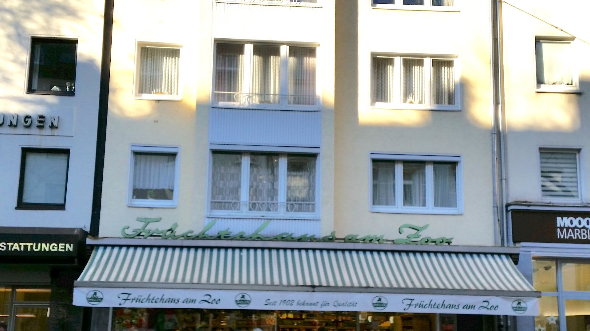 beleuchteter vintage haus schriftzug in froschgruen 1954 9