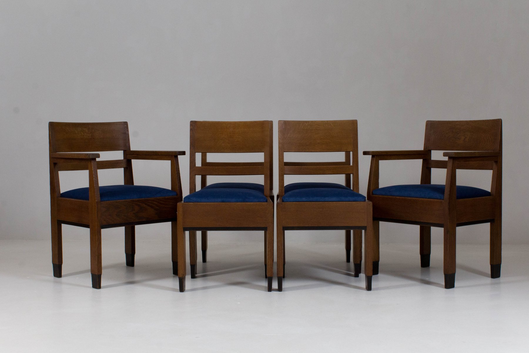 Art Deco Hague School Chairs By HFels For LOV Oosterbeek