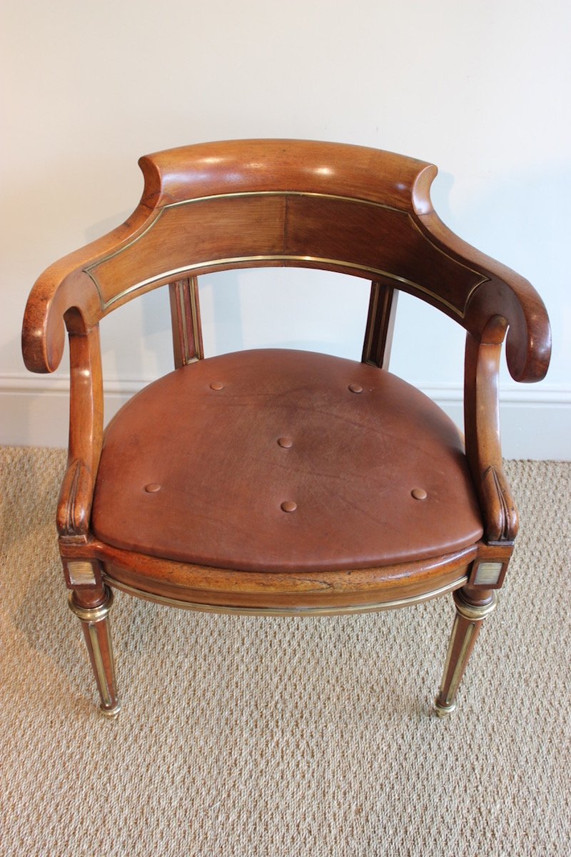 Antique French Mahogany Desk Chair For At Pamono Antique French Mahogany Desk Chair 3 Previous