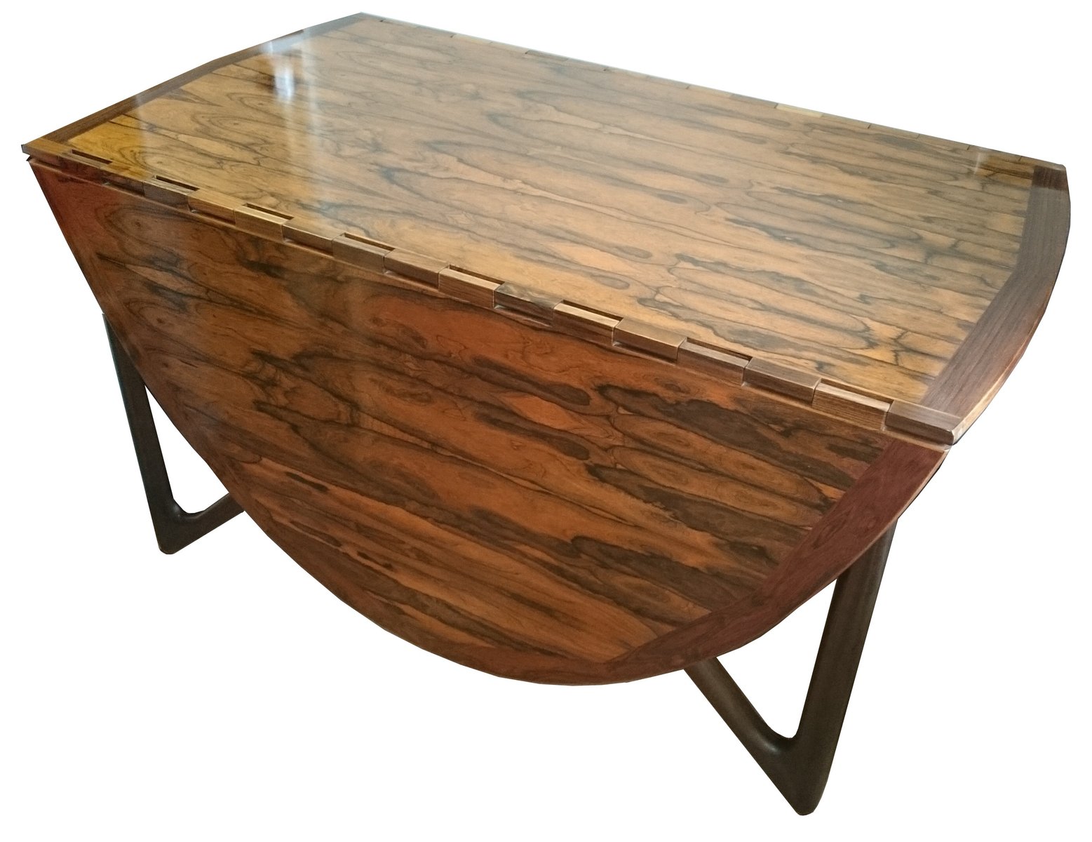 Danish gateleg dropleaf rosewood dining table by kurt Ãstervig for ... Alvar aalto møbler