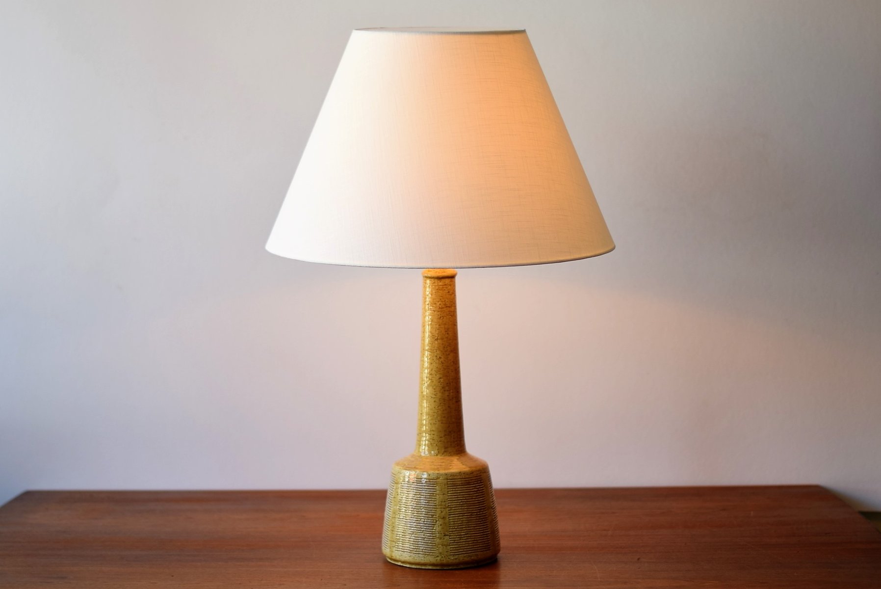 Mid-Century Scandinavian Yellow Table Lamp from Palshus & Le Klint ... Mid-Century Scandinavian Yellow Table Lamp from Palshus & Le Klint ...