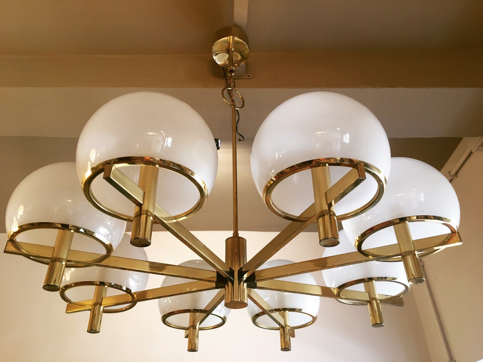 Mid Century Italian Chandelier From Sciolari For At Pamono Mid Century Italian Chandelier From Sciolari