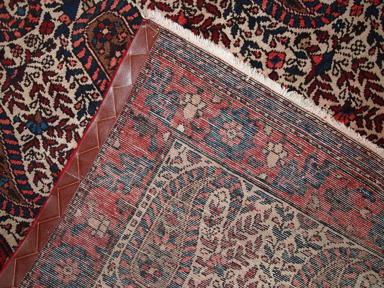 handgemachter persischer vintage malayer teppich 1950er 14