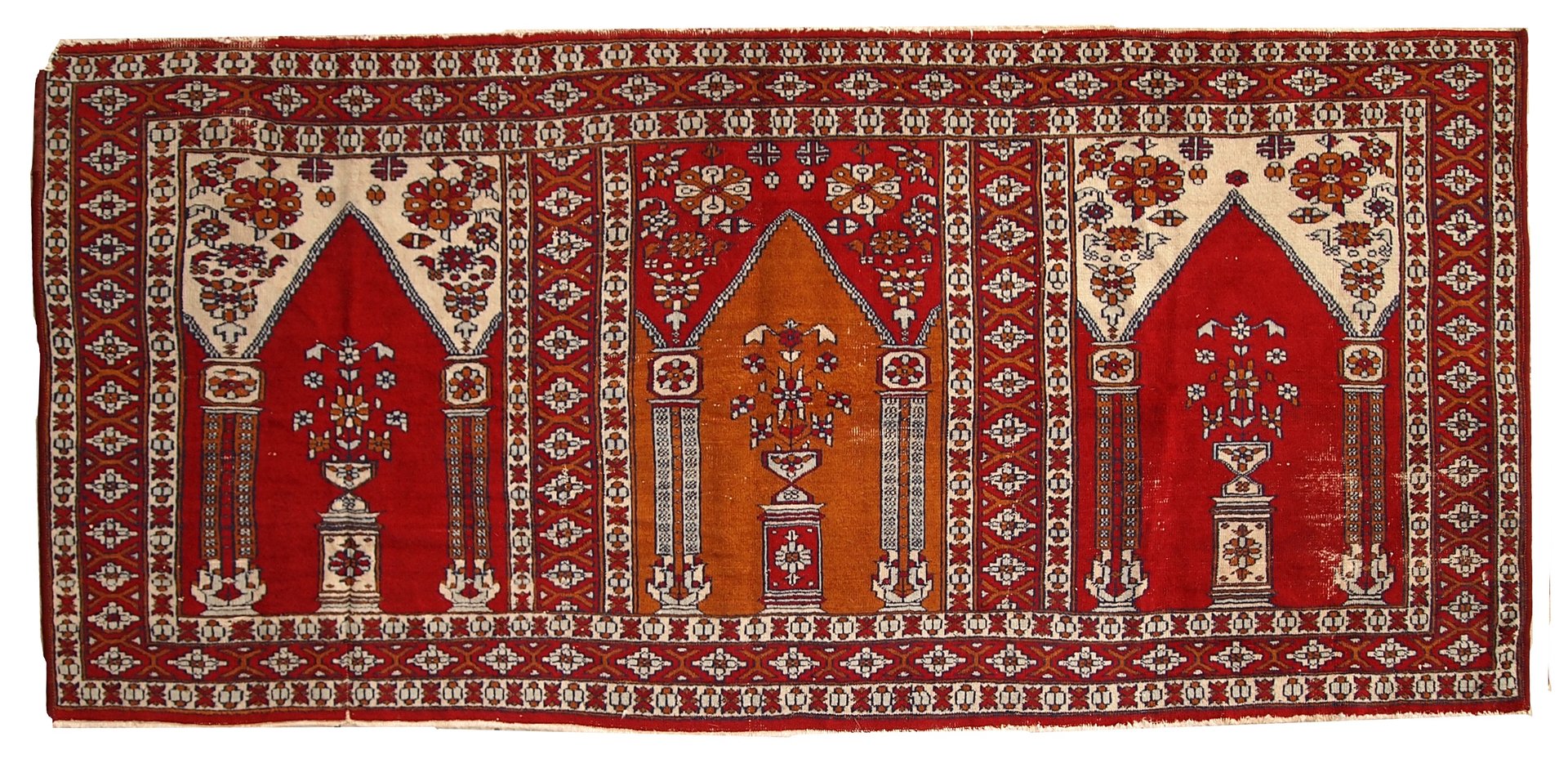 Vintage Turkish Handmade Prayer Rug 1960s For At Pamono Vintage Turkish Handmade Prayer Rug 1960s
