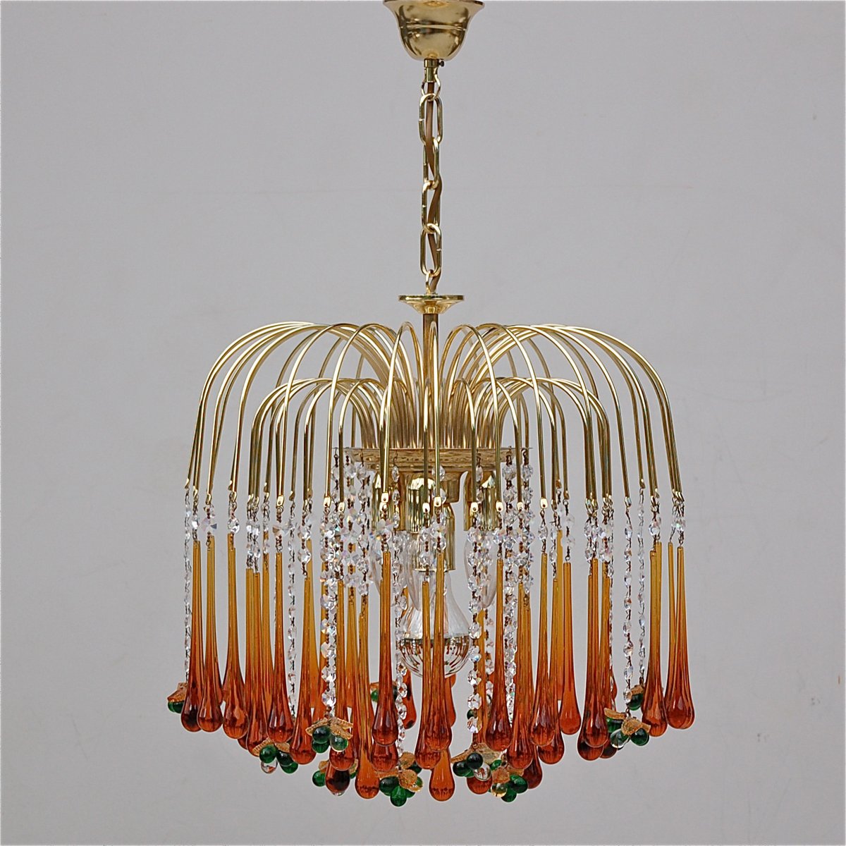 Murano Glass Teardrop Chandelier Designs Vintage Teardrop And Fruit Murano Glass Chandelier For At Pamono