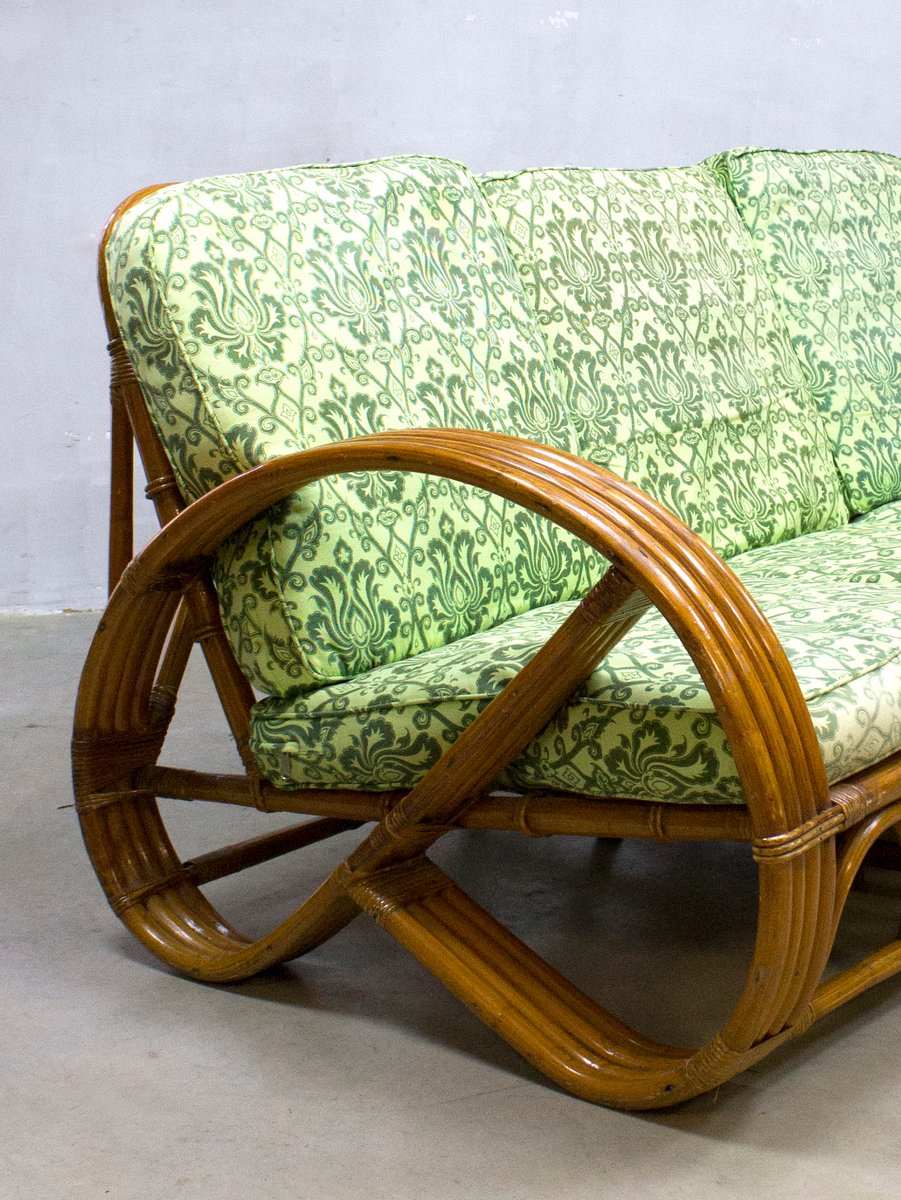 Vintage Rattan Bamboo Lounge Sofa From Rohe Noordwolde For Sale At Pamono Vintage Rattan Bamboo Lounge Sofa From Rohe Noordwolde For Sale At Pamono