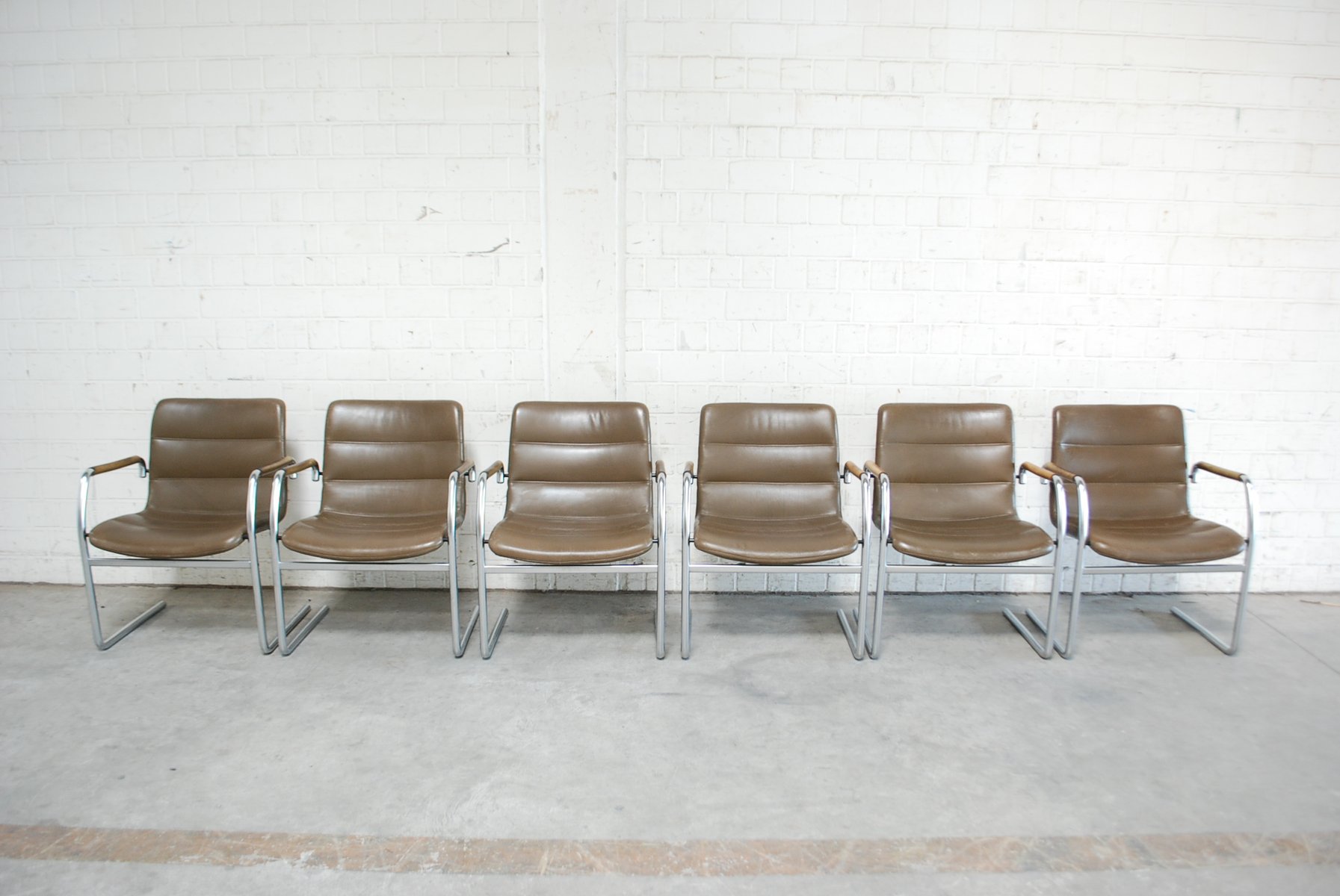 Vintage Cantilever Chairs by Jorgen Kastholm for Kusch + Co, Set ... Vintage Cantilever Chairs by Jorgen Kastholm for Kusch + Co, Set ...