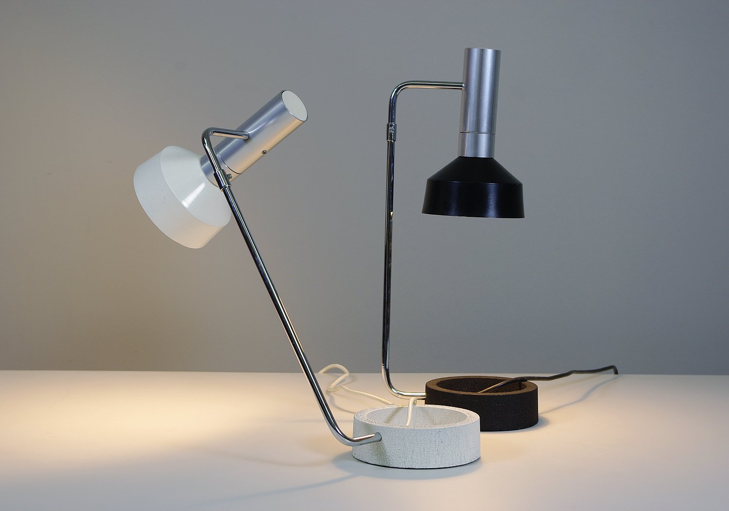 Swiss Table Lamps by Rosemarie & Rico Baltensweiler, 1961, Set of 2 ... Swiss Table Lamps by Rosemarie & Rico Baltensweiler, 1961, Set of 2 ...