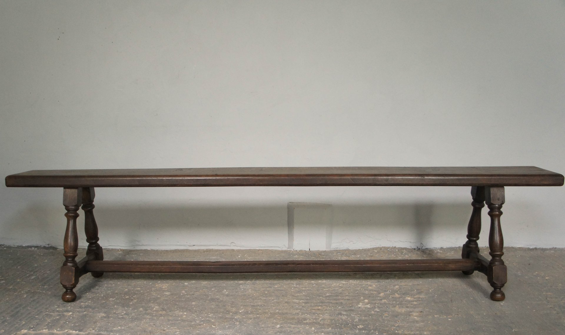 Hallway Bench Part - 26: 19th Century English Oak Joint Hallway Benches, Set Of 2 For Sale At Pamono