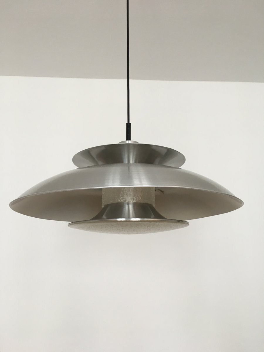 Danish Aluminum Pendant Lamp 1960s For At Pamono Danish Aluminum Pendant Lamp 1960s